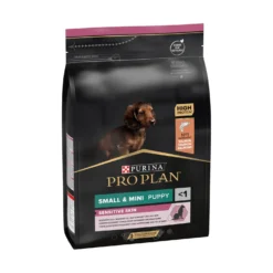 Pro Plan Sensitive Skin Small & Mini Puppy au saumon - croquettes chiot