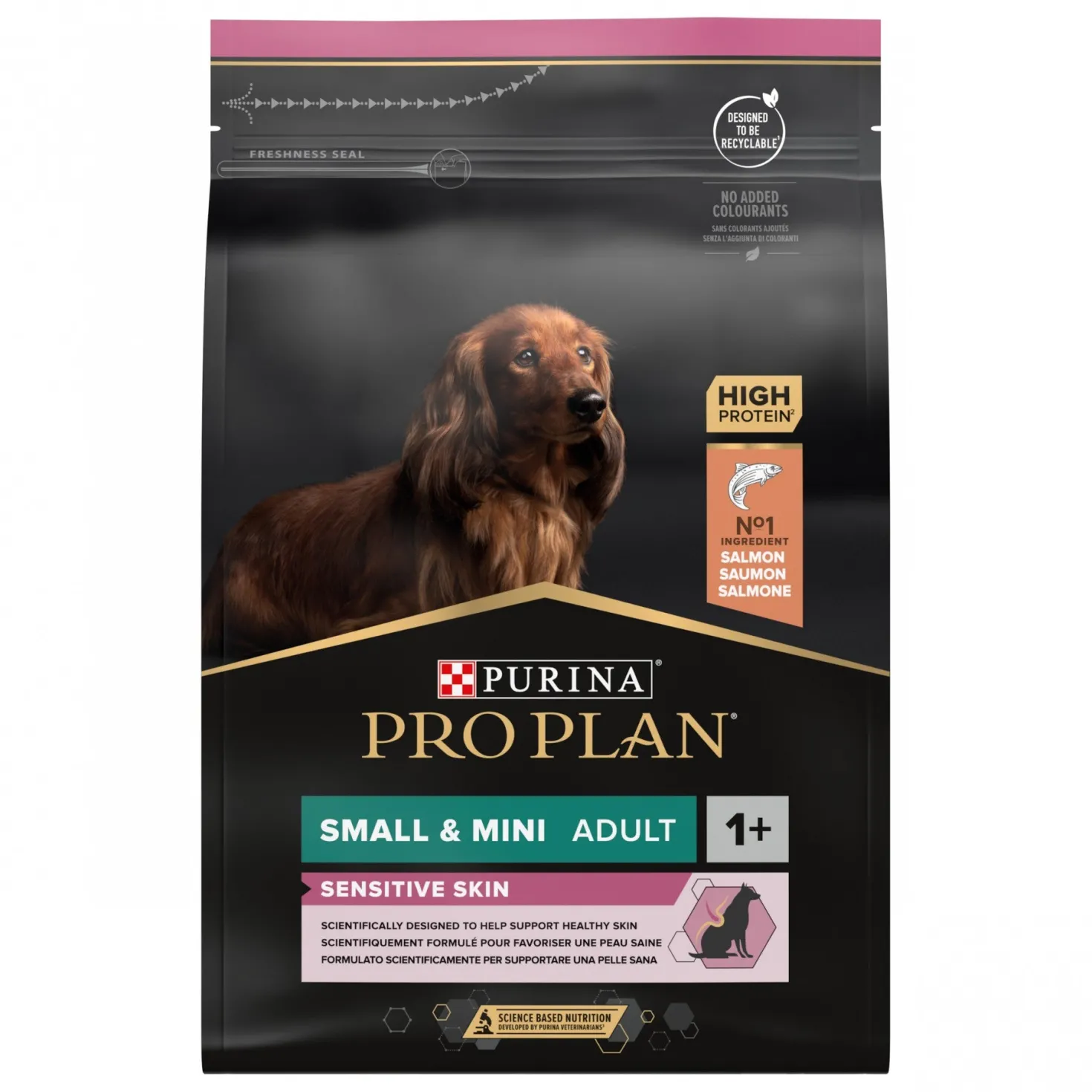Pro Plan Sensitive Skin Small & Mini Adult au saumon - croquettes chien