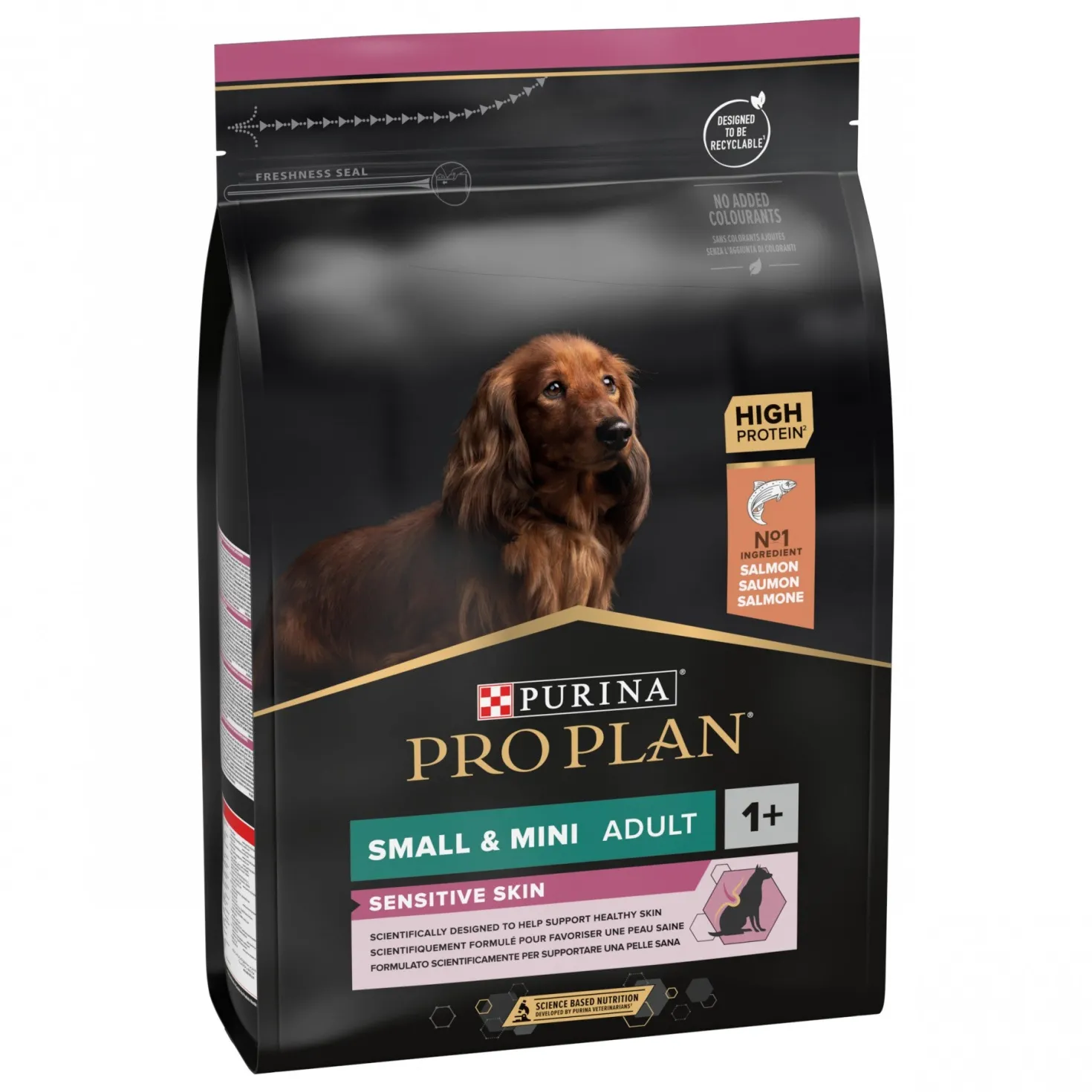 Pro Plan Sensitive Skin Small & Mini Adult au saumon - croquettes chien