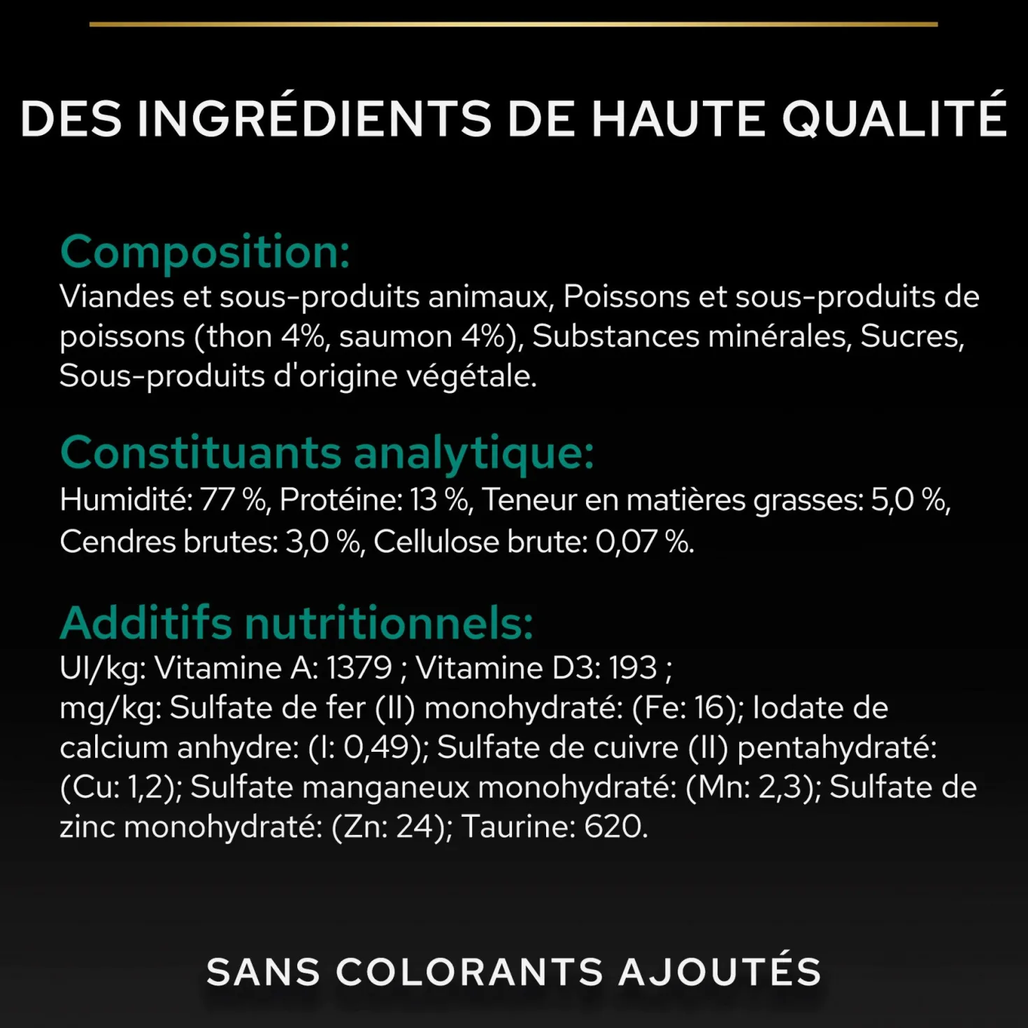 Pro Plan Sterilised thon et saumon - pâtée chat