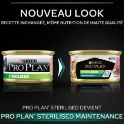 Pro Plan Sterilised thon et saumon - pâtée chat