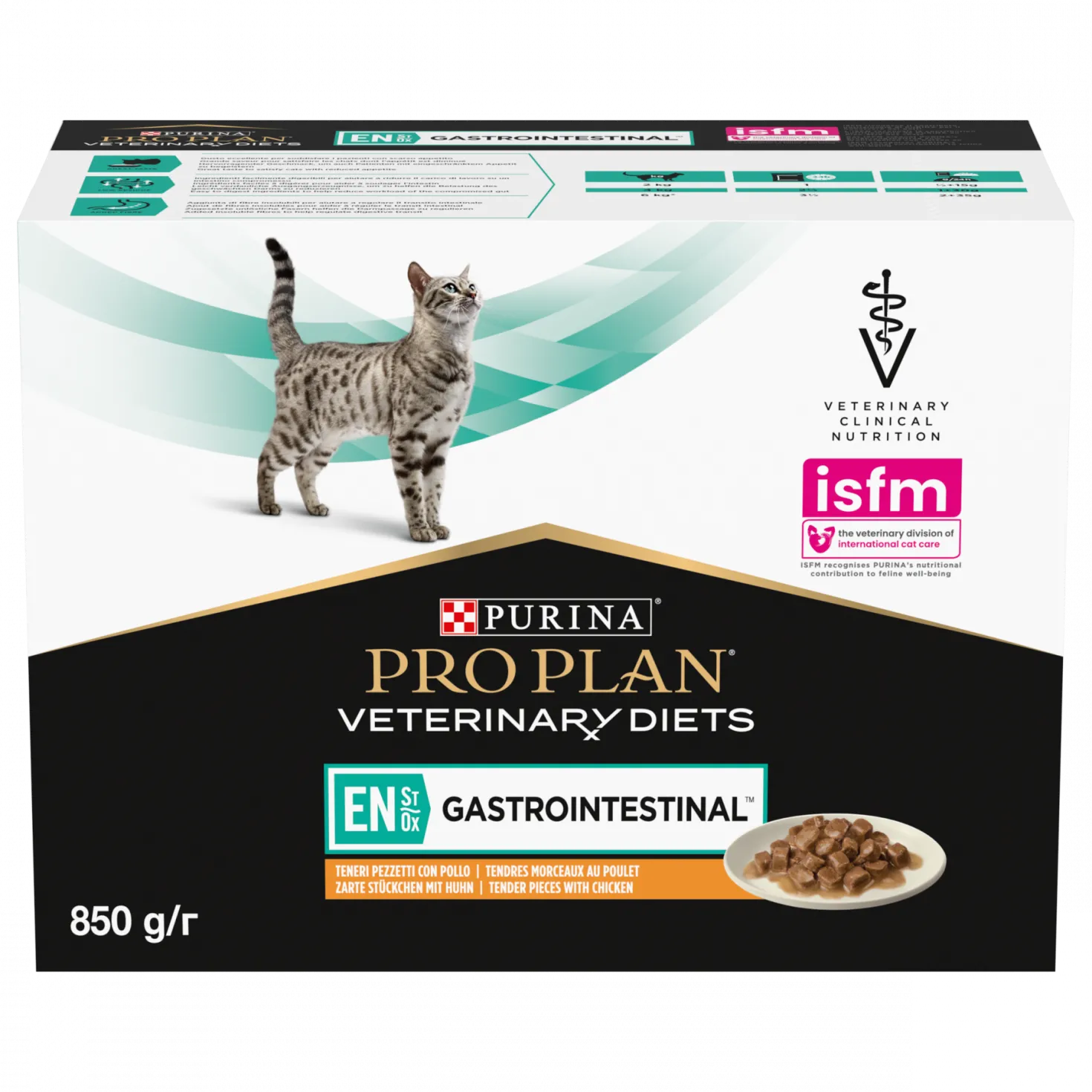 Pro Plan Veterinary Diets EN St/Ox Gastrointestinal – pâtées en bouchées pour chat