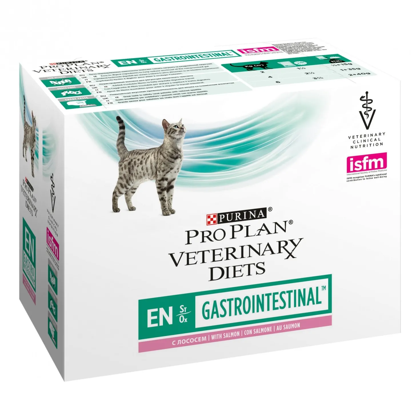Pro Plan Veterinary Diets EN St/Ox Gastrointestinal – pâtées en bouchées pour chat