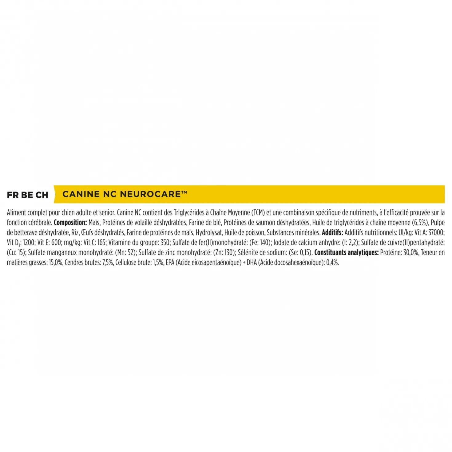 Pro Plan Veterinary Diets NC NeuroCare - croquettes chien