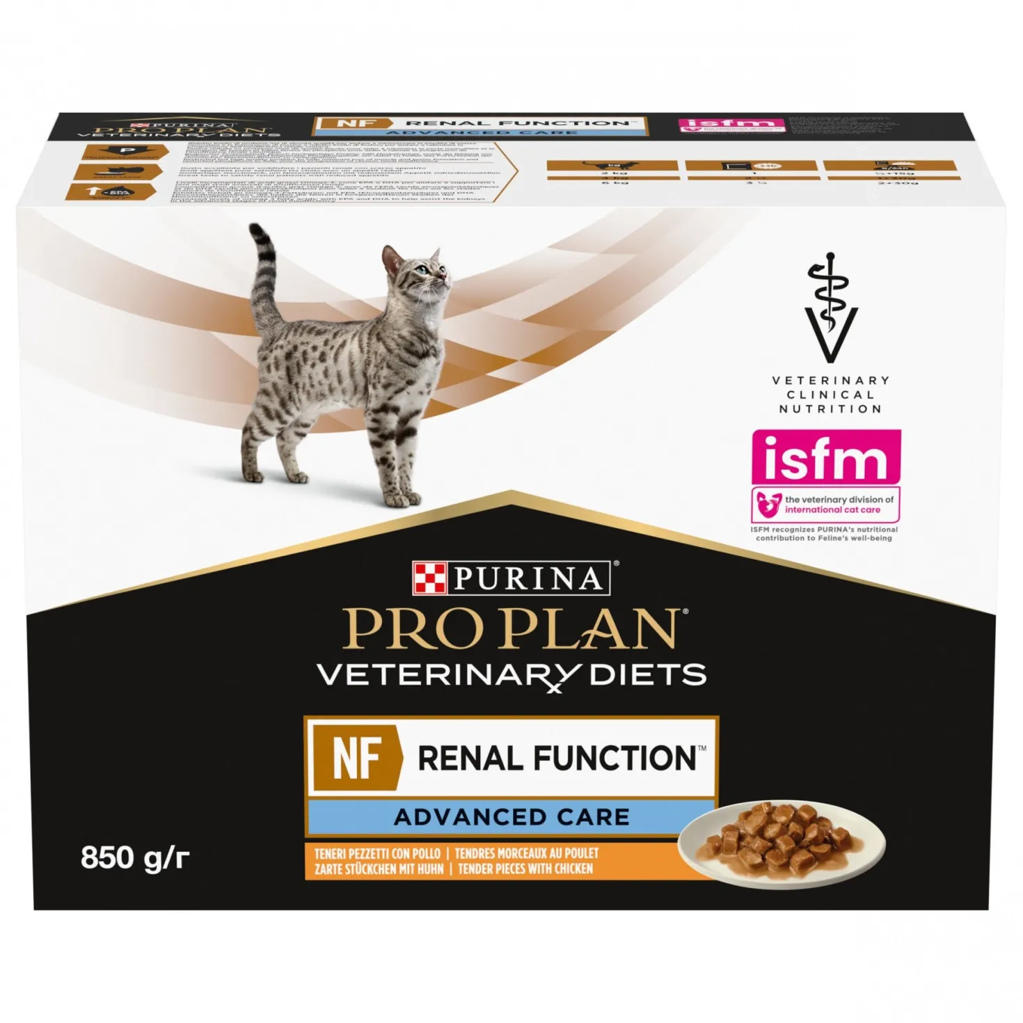 Pro Plan Veterinary Diets NF Renal Function Advance Care – pâtée en bouchées pour chat