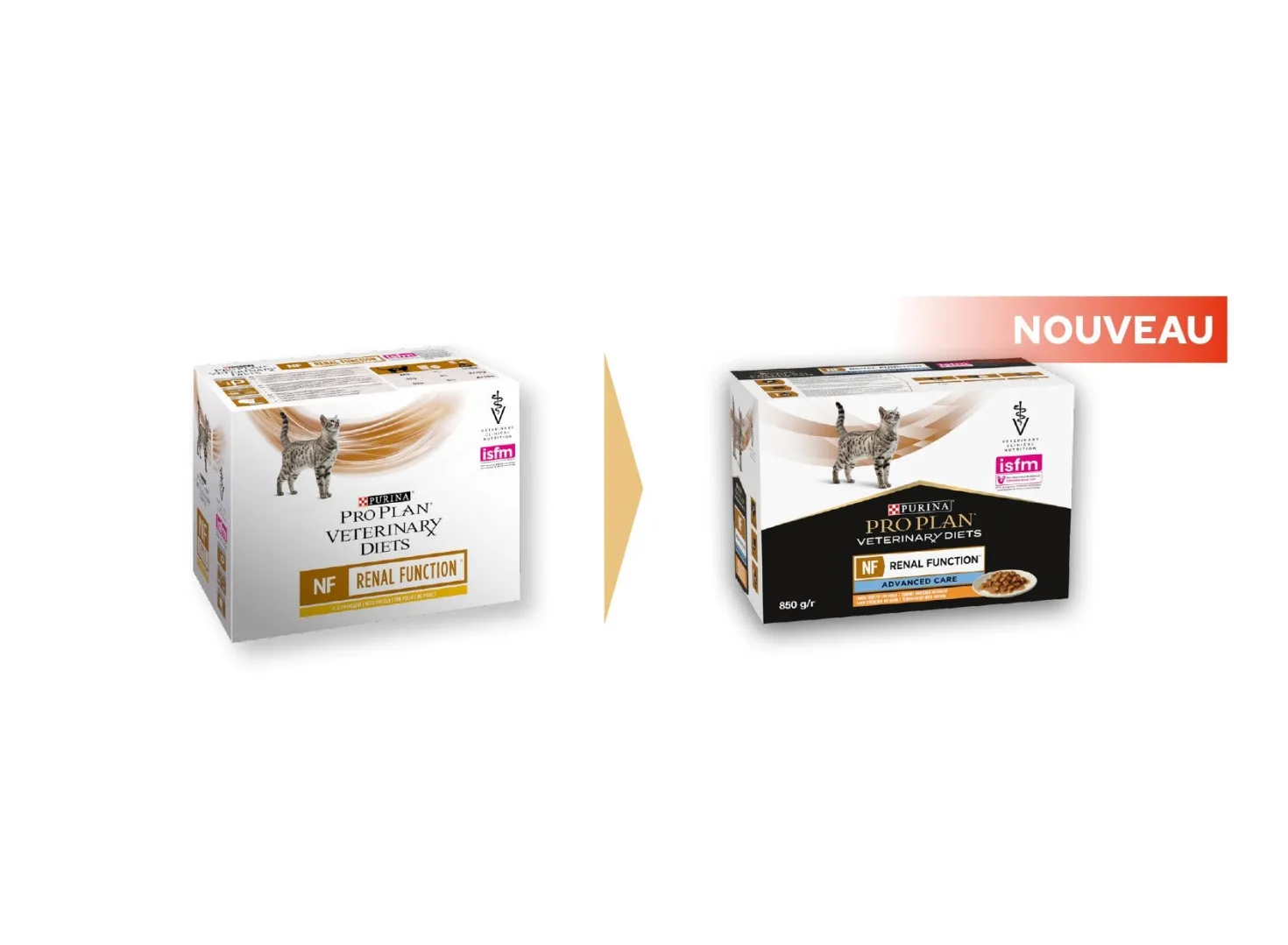 Pro Plan Veterinary Diets NF Renal Function Advance Care – pâtée en bouchées pour chat