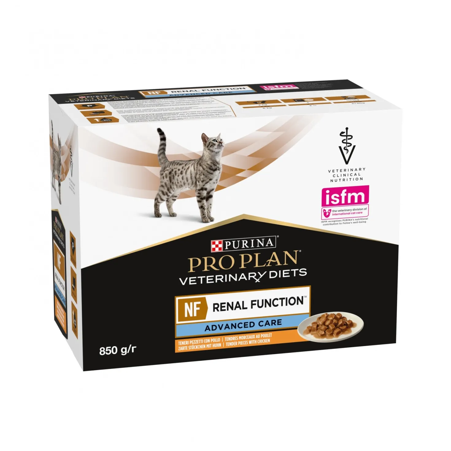 Pro Plan Veterinary Diets NF Renal Function Advance Care – pâtée en bouchées pour chat