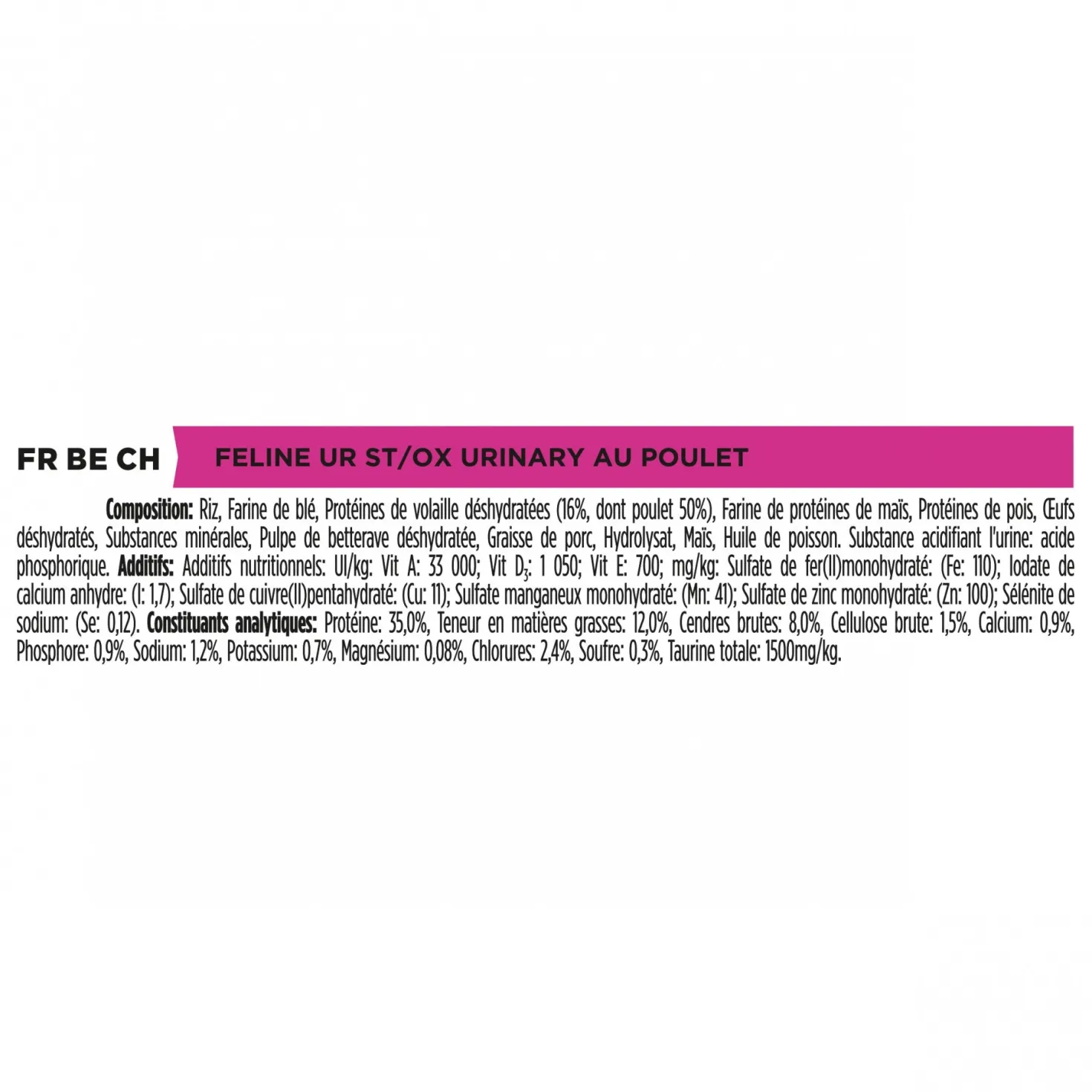 Pro Plan Veterinary Diets UR St/Ox Urinary au poulet – croquettes chat