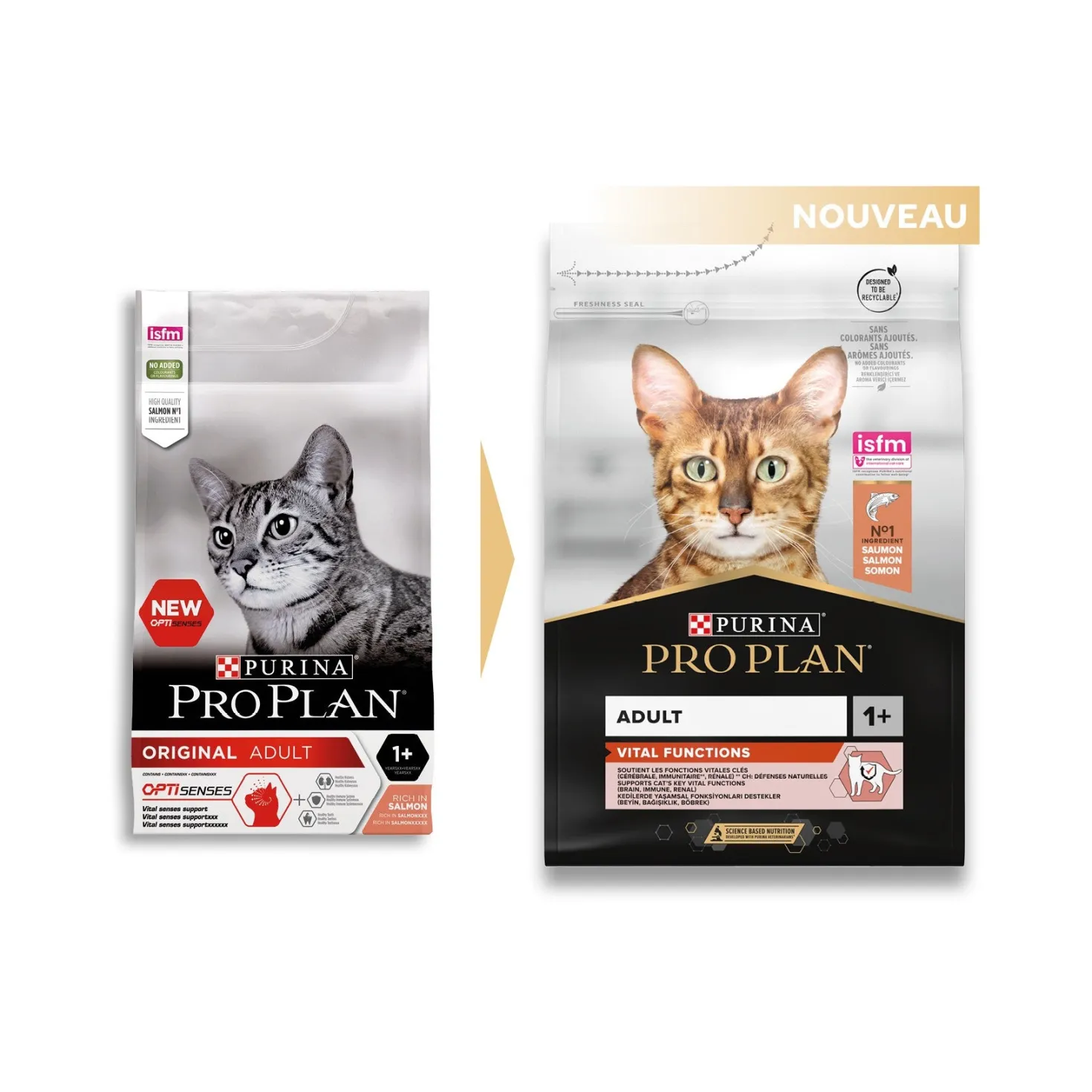 Pro Plan Vital Functions Adult au saumon - croquettes chat