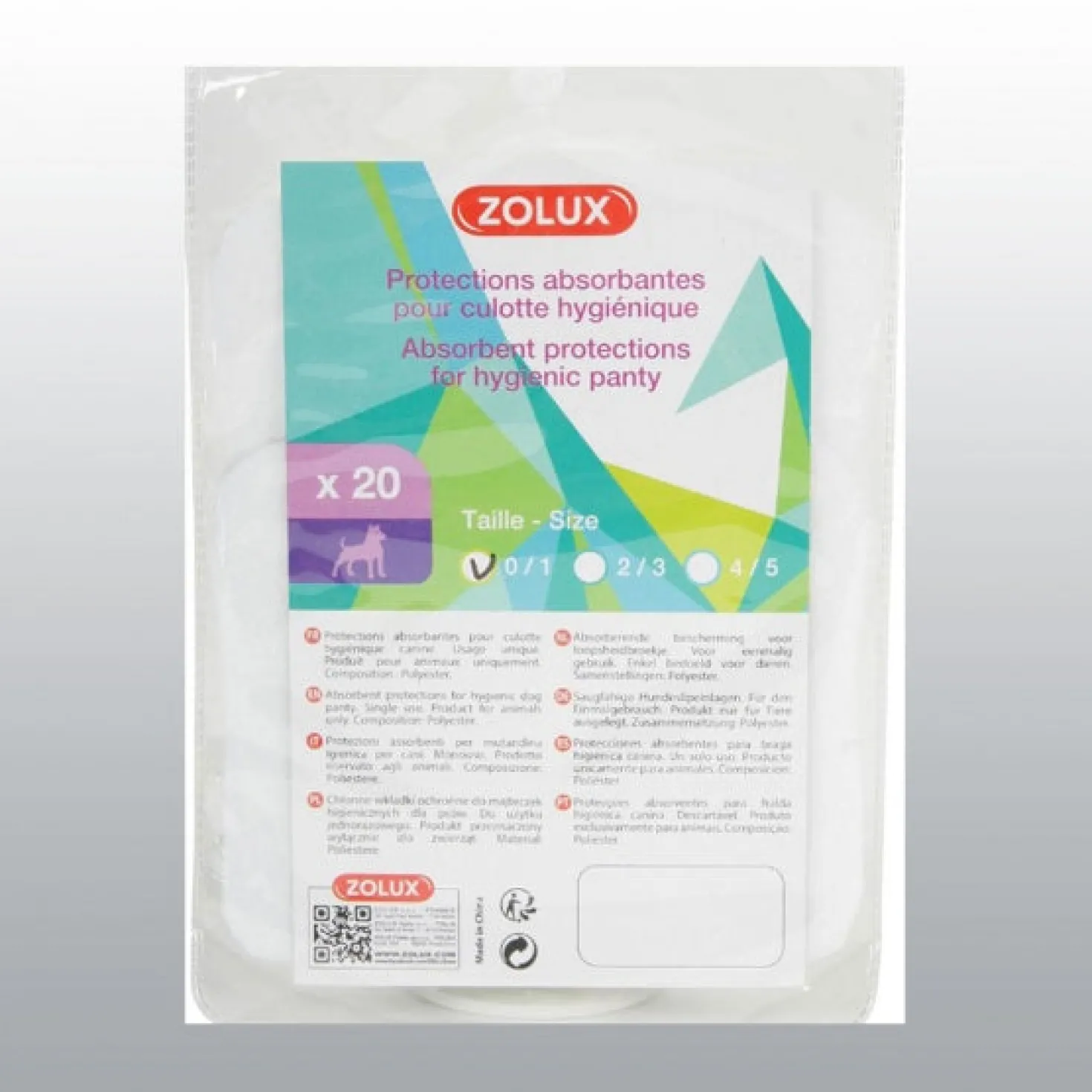 Protège-culottes absorbants chienne