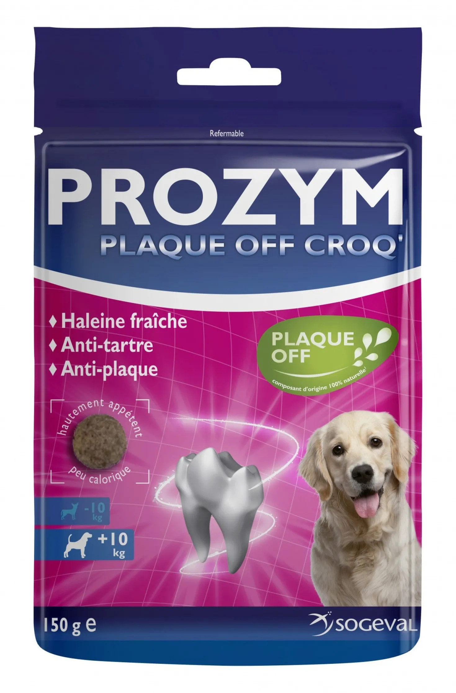 Prozym Plaque Off Croq' chien, chat