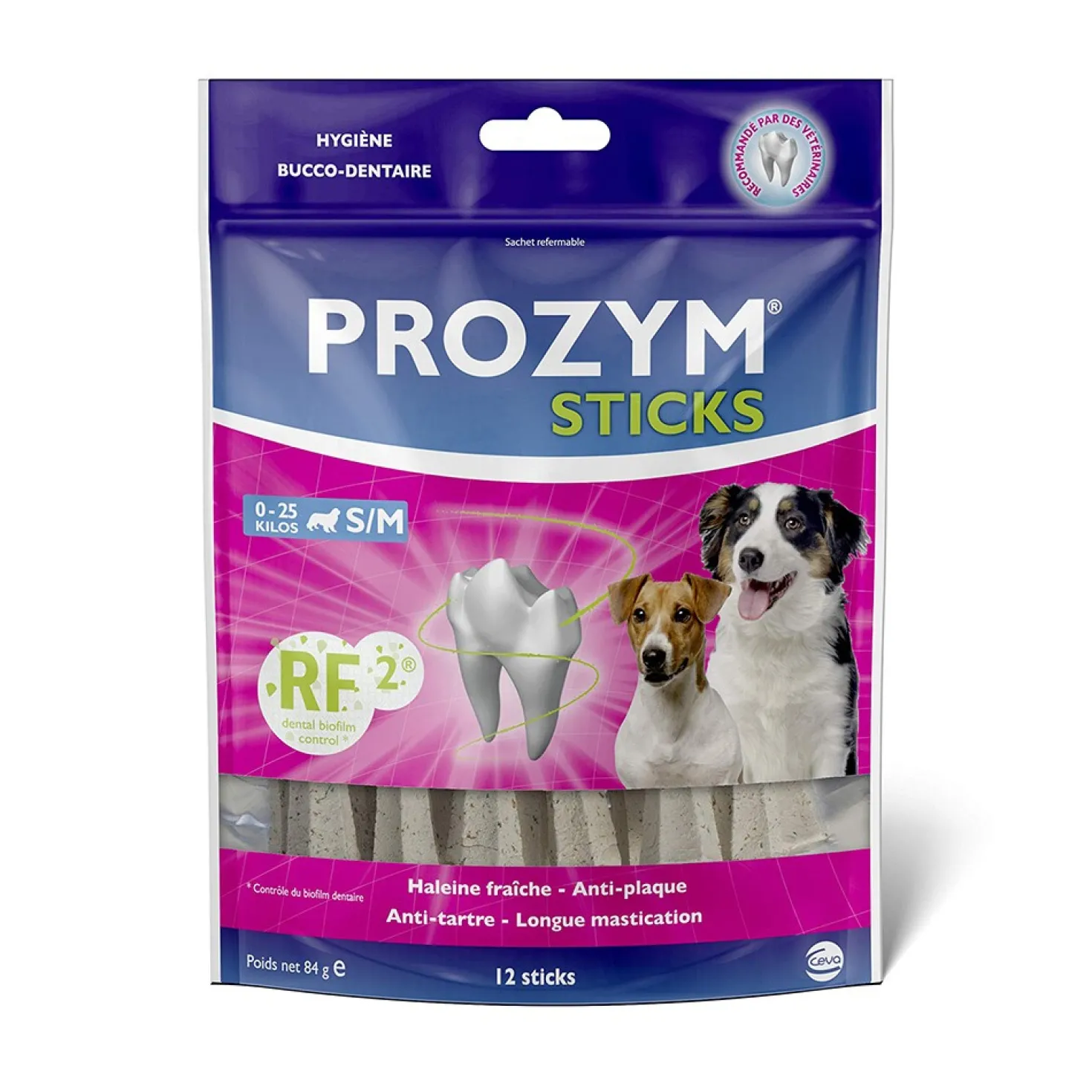Prozym sticks RF2 chien