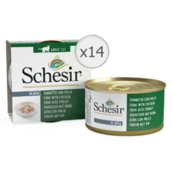 Pâtée Schesir Thon/Poulet