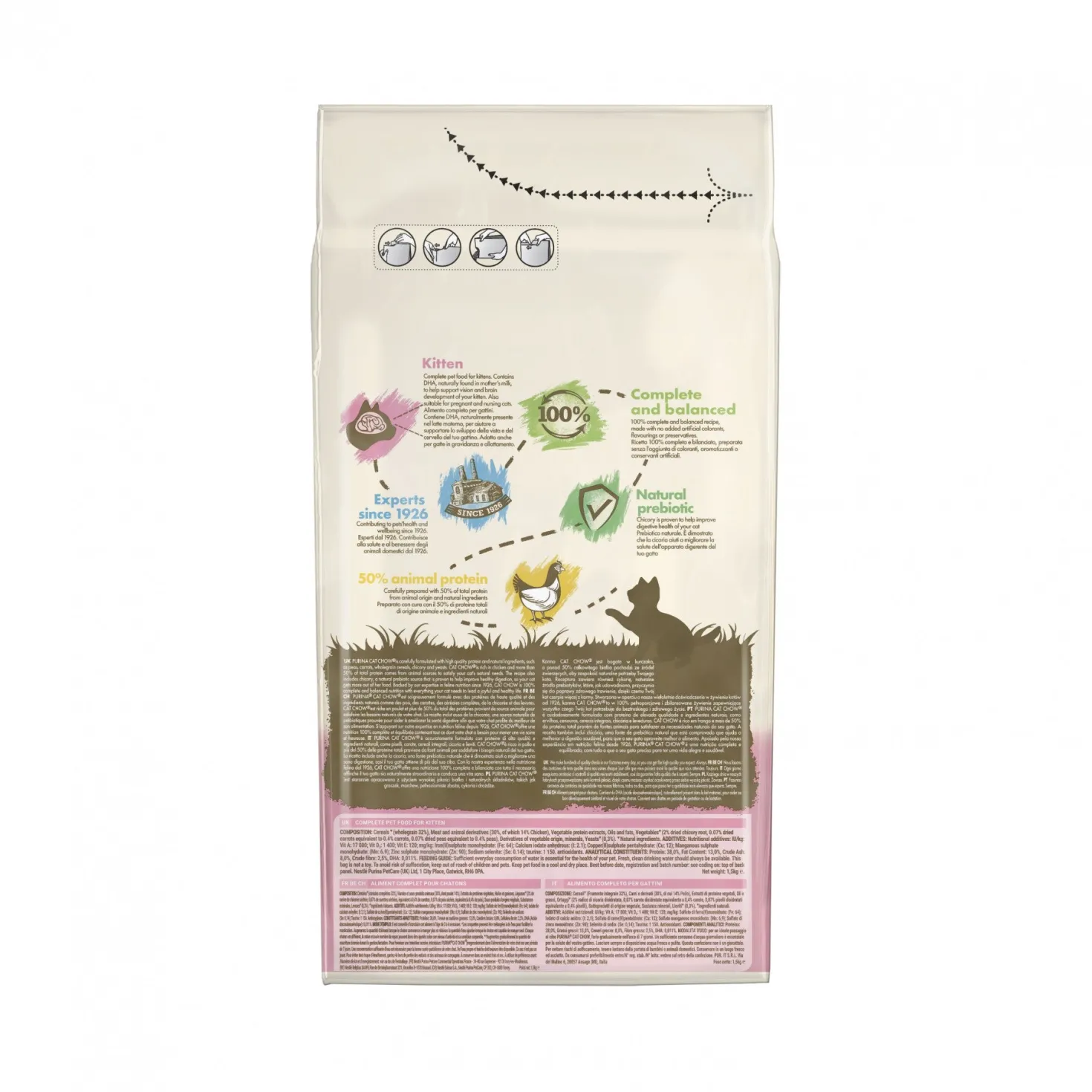 PURINA CAT CHOW Kitten au Poulet - Croquettes pour chaton