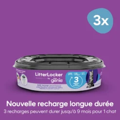 Recharge pour poubelle Litter Locker Fashion & Litter Genie - chat