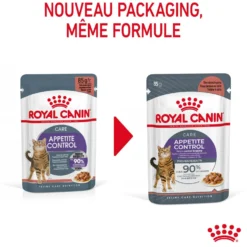 ROYAL CANIN Appetite Control Care en Sauce – Pâtée pour chat