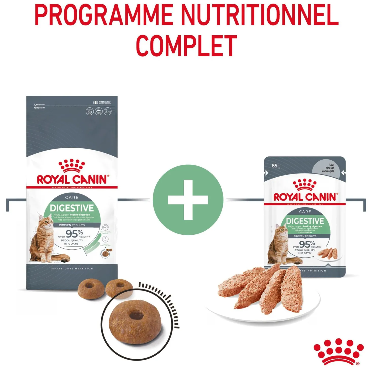 Royal Canin Digestive Care en mousse - pâtée chat