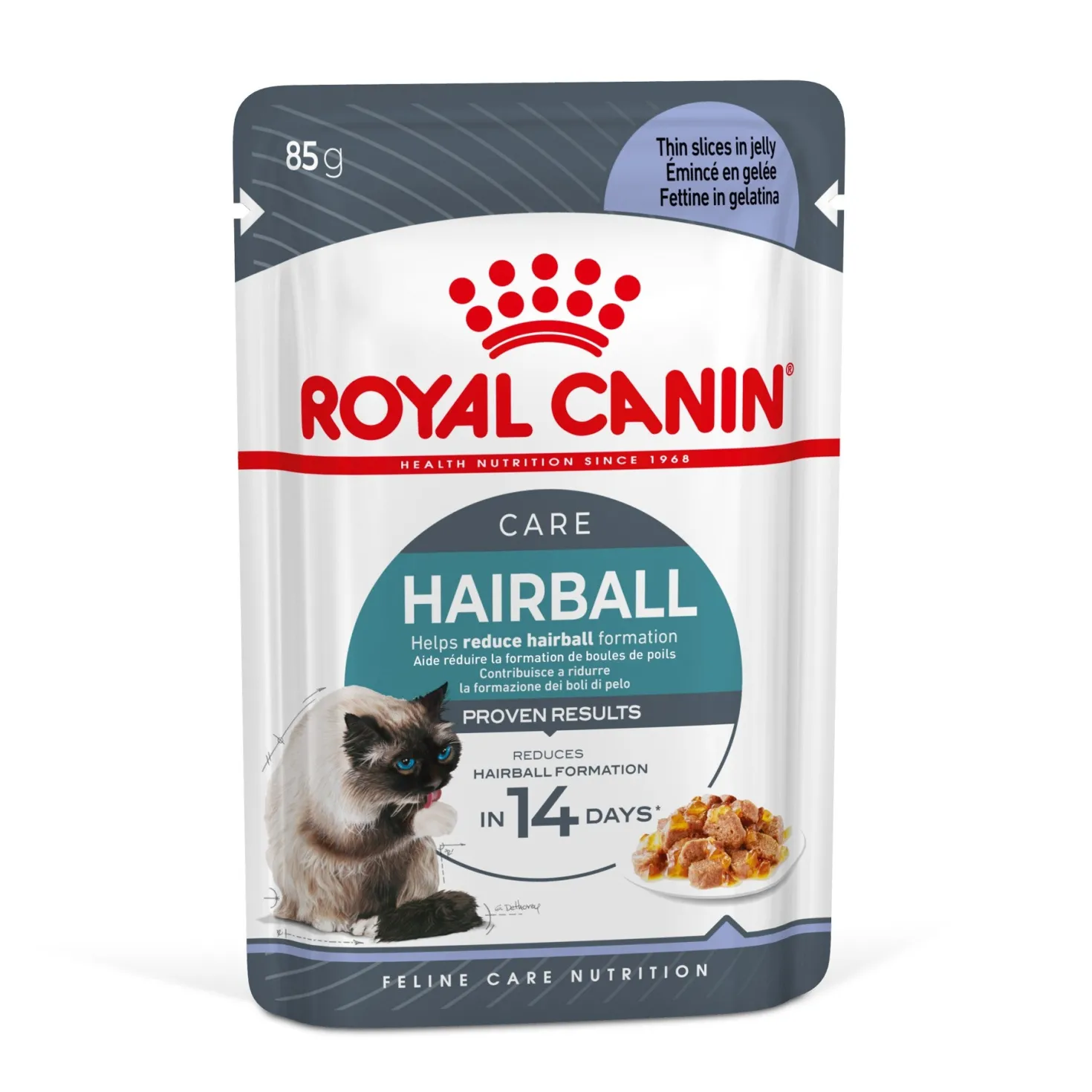 ROYAL CANIN Hairball Care en Gelée – Pâtée pour chat