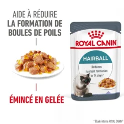 ROYAL CANIN Hairball Care en Gelée – Pâtée pour chat