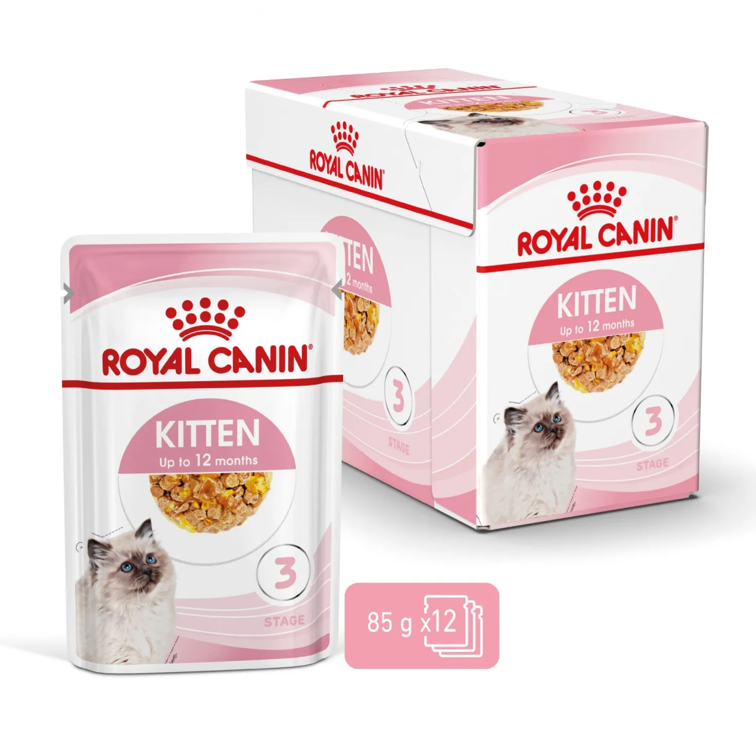 Royal Canin Kitten en Gelée - Pâtée pour chaton