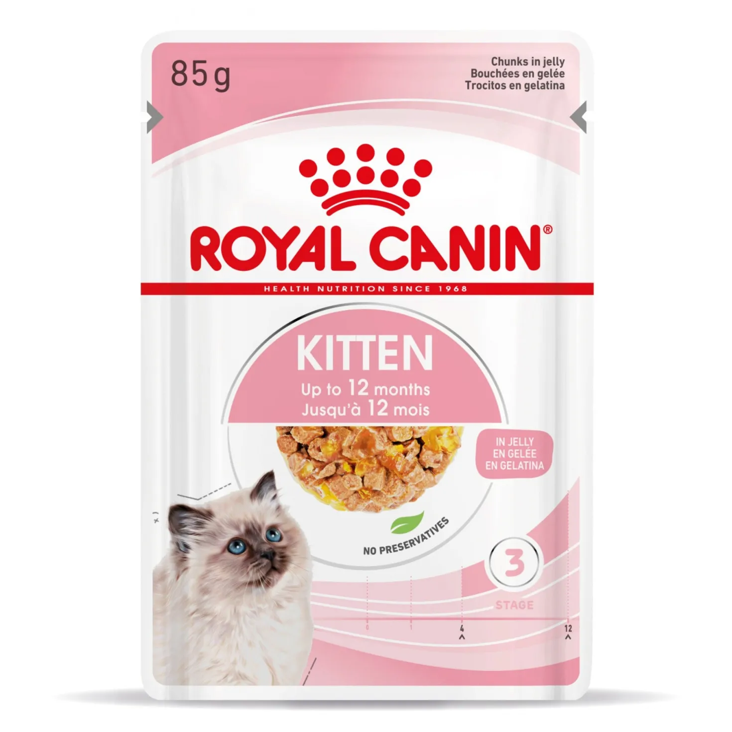Royal Canin Kitten en Gelée - Pâtée pour chaton