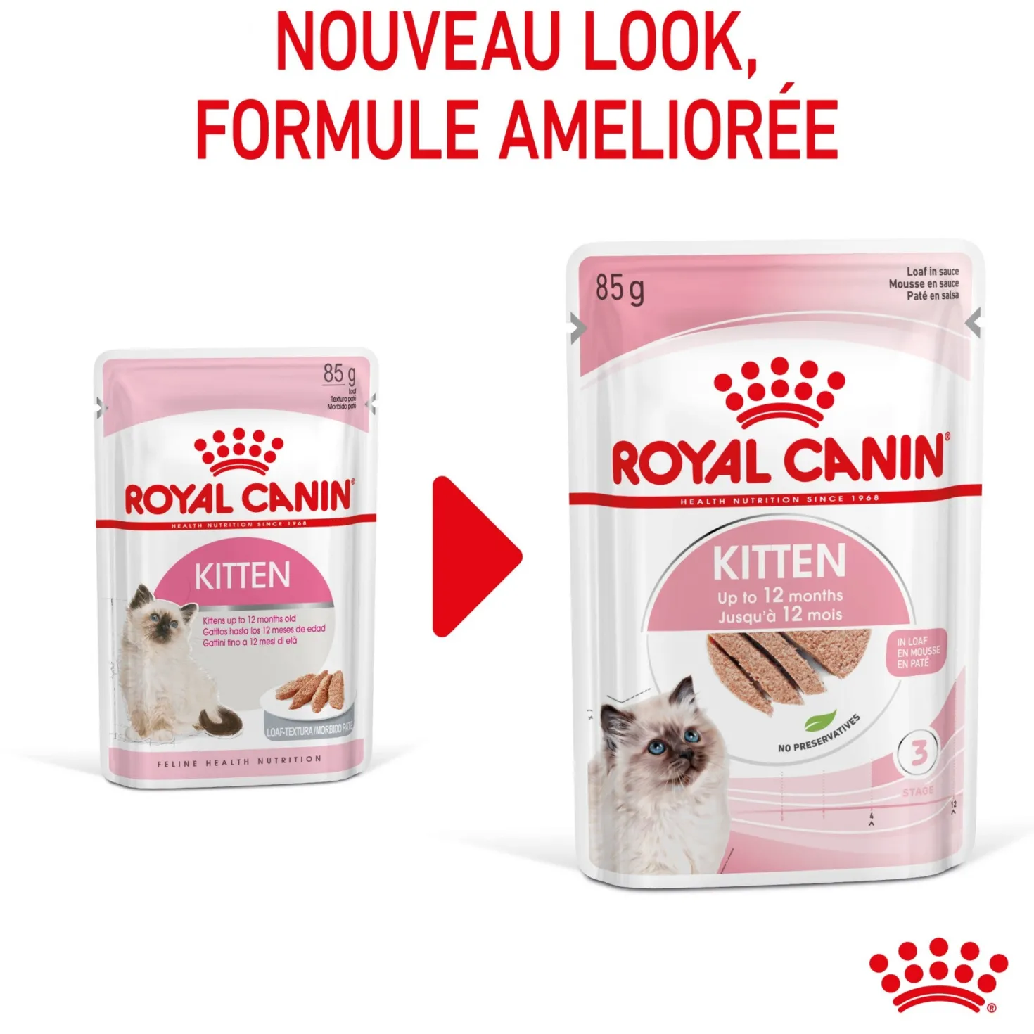 Royal Canin Kitten - Mousses pour chaton