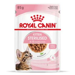 Royal Canin Kitten Sterilised gelée et sauce - pâtée chaton