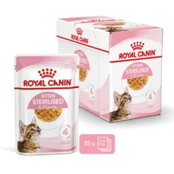 Royal Canin Kitten Sterilised gelée et sauce - pâtée chaton
