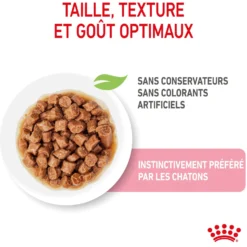 Royal Canin Kitten Sterilised gelée et sauce - pâtée chaton
