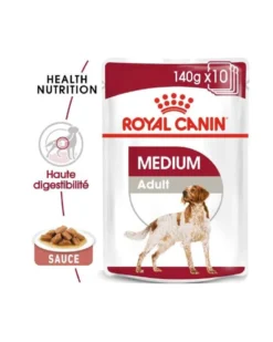 ROYAL CANIN Medium Adult en Sauce - Pâtée pour chien
