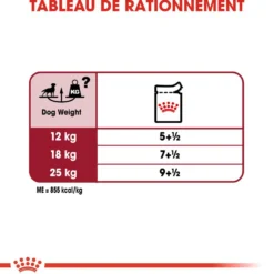 ROYAL CANIN Medium Adult en Sauce - Pâtée pour chien