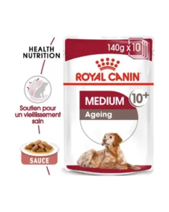 Royal Canin Medium Ageing 10+ en sauce - pâtée chien