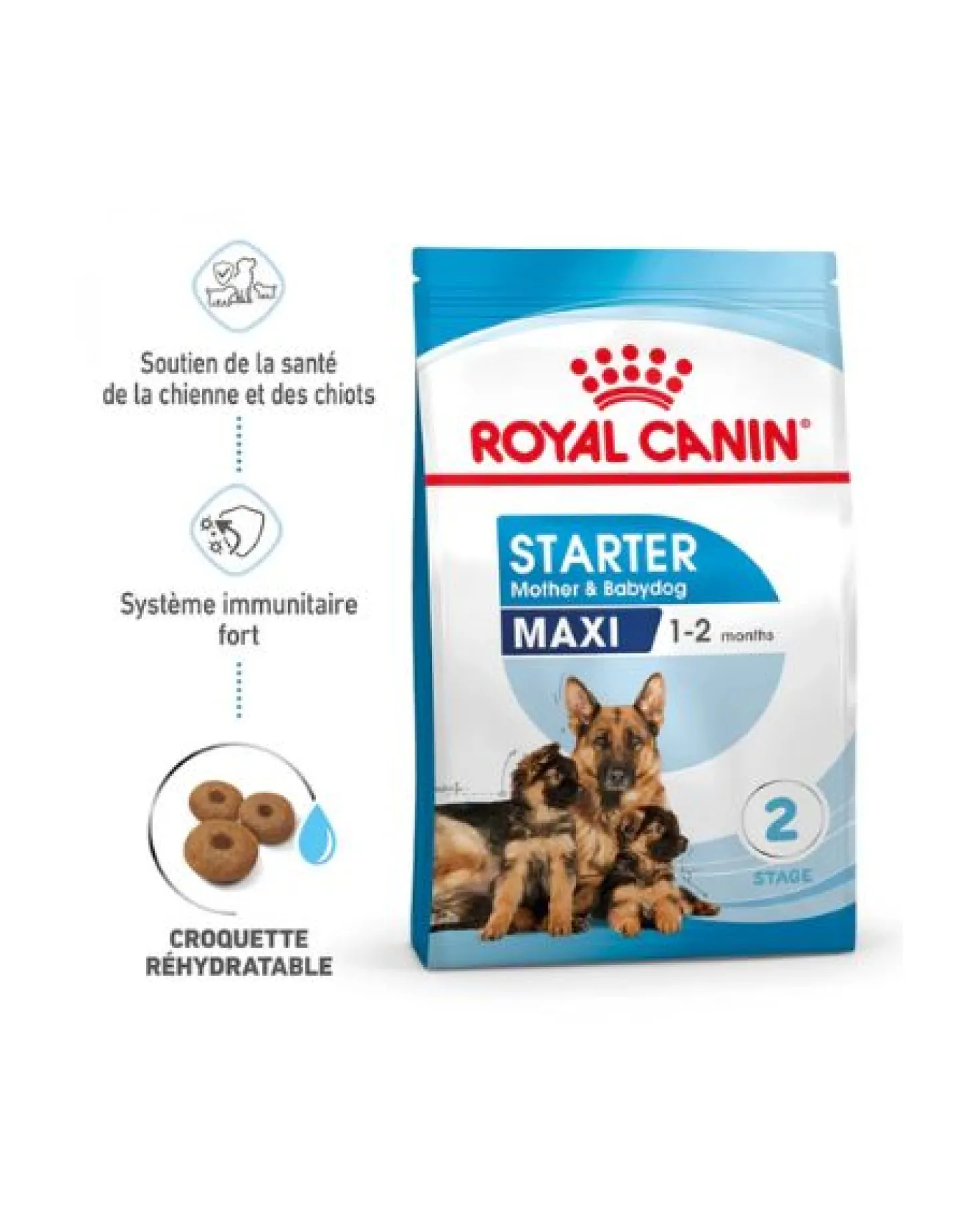ROYAL CANIN Starter Maxi Mother & Babydog - Croquettes pour chiot