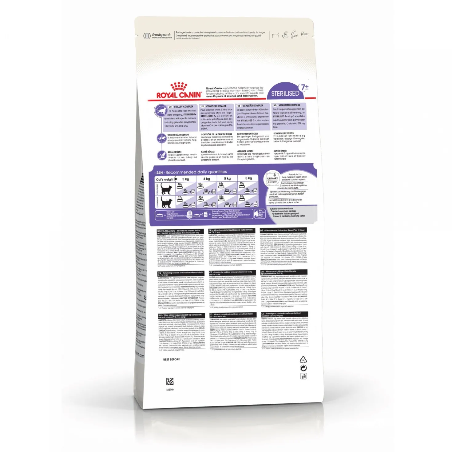 Royal Canin Sterilised 7+ - croquettes chat