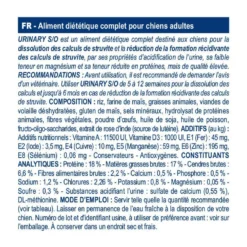 Royal Canin Veterinary Urinary S/O - aliment chien