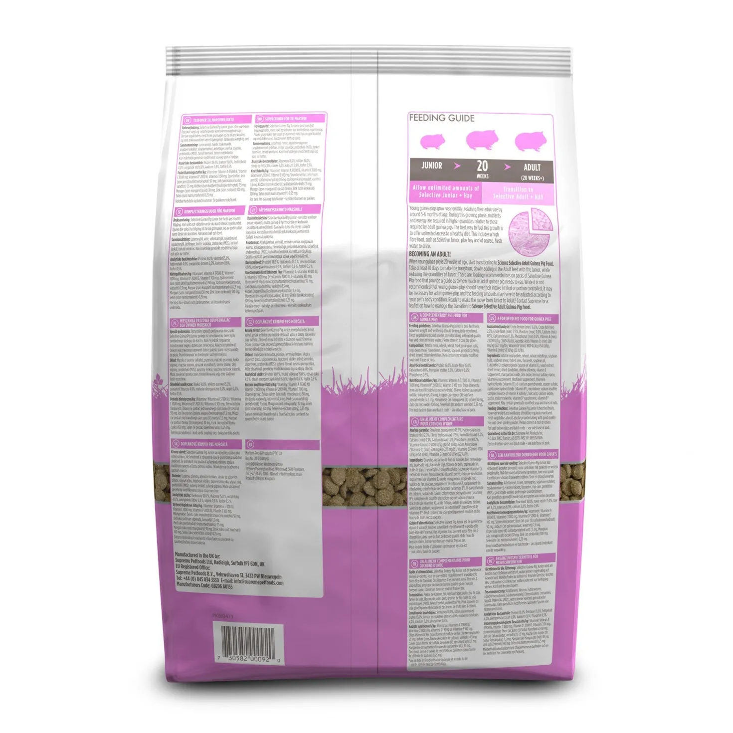 Science Selective Junior Food - aliment cochon d'Inde