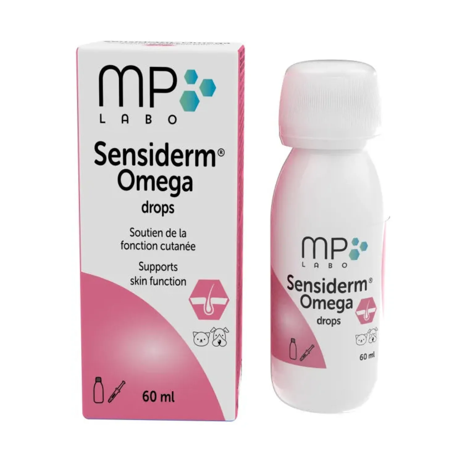 Sensiderm Omega Drops chien, chat