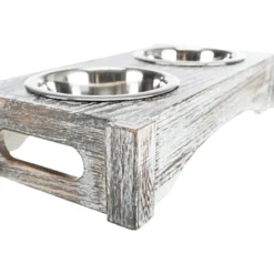 Set gamelles acier inoxydable bois