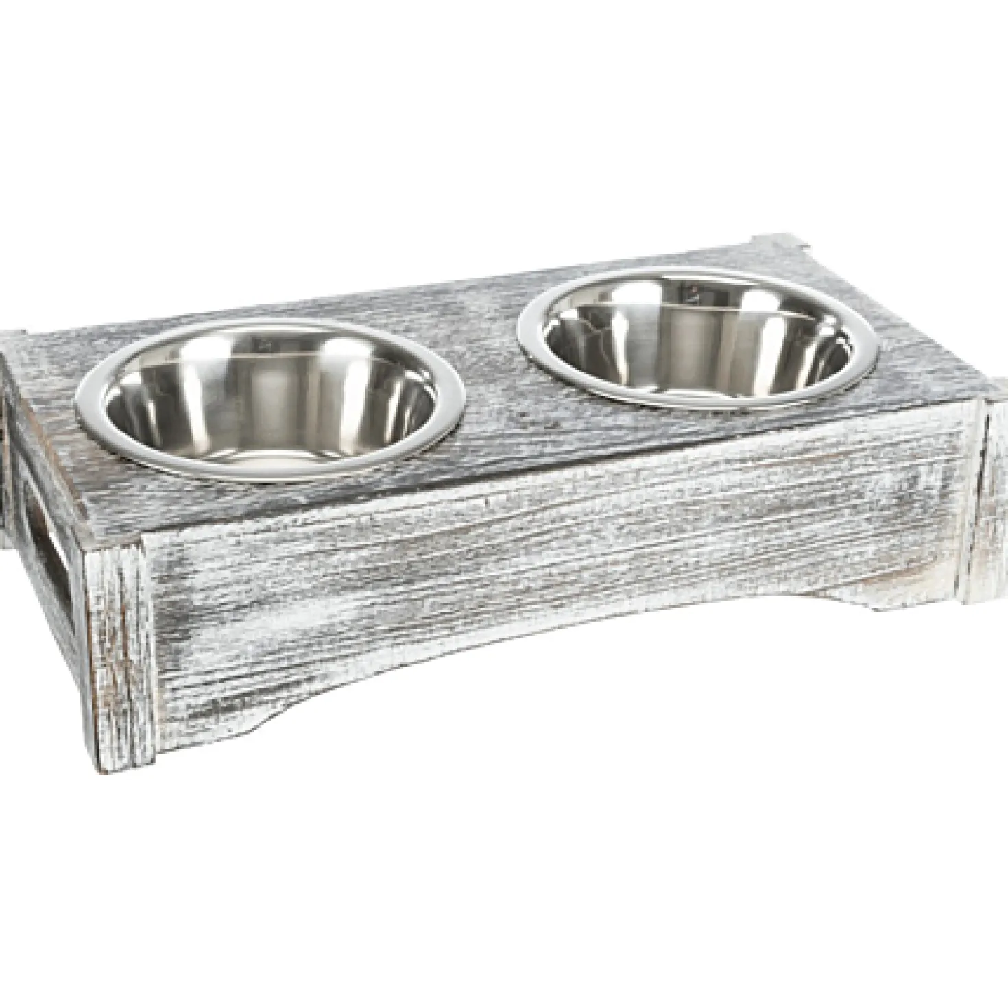 Set gamelles acier inoxydable bois
