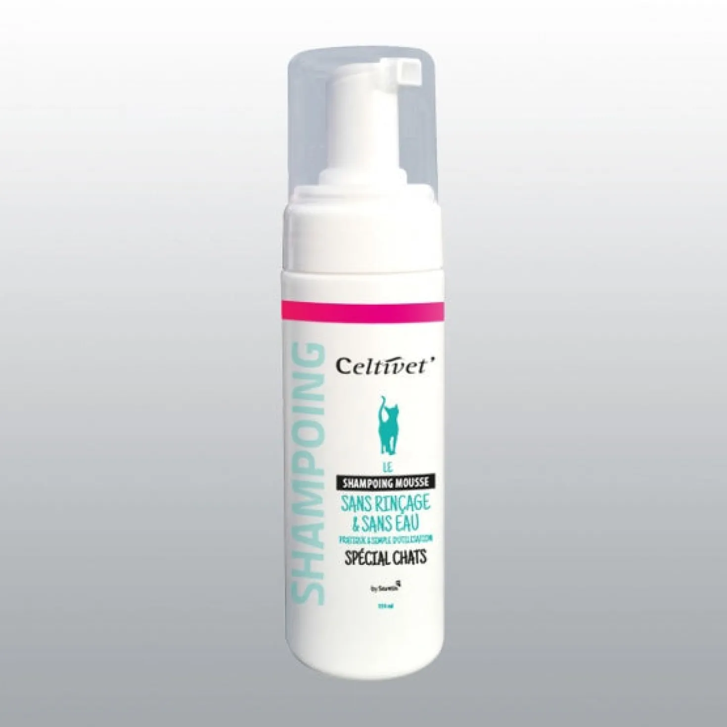 Shampoing sec mousse chat