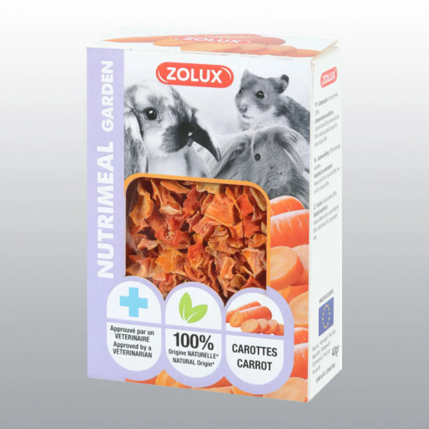 Snacks à la carotte rongeur