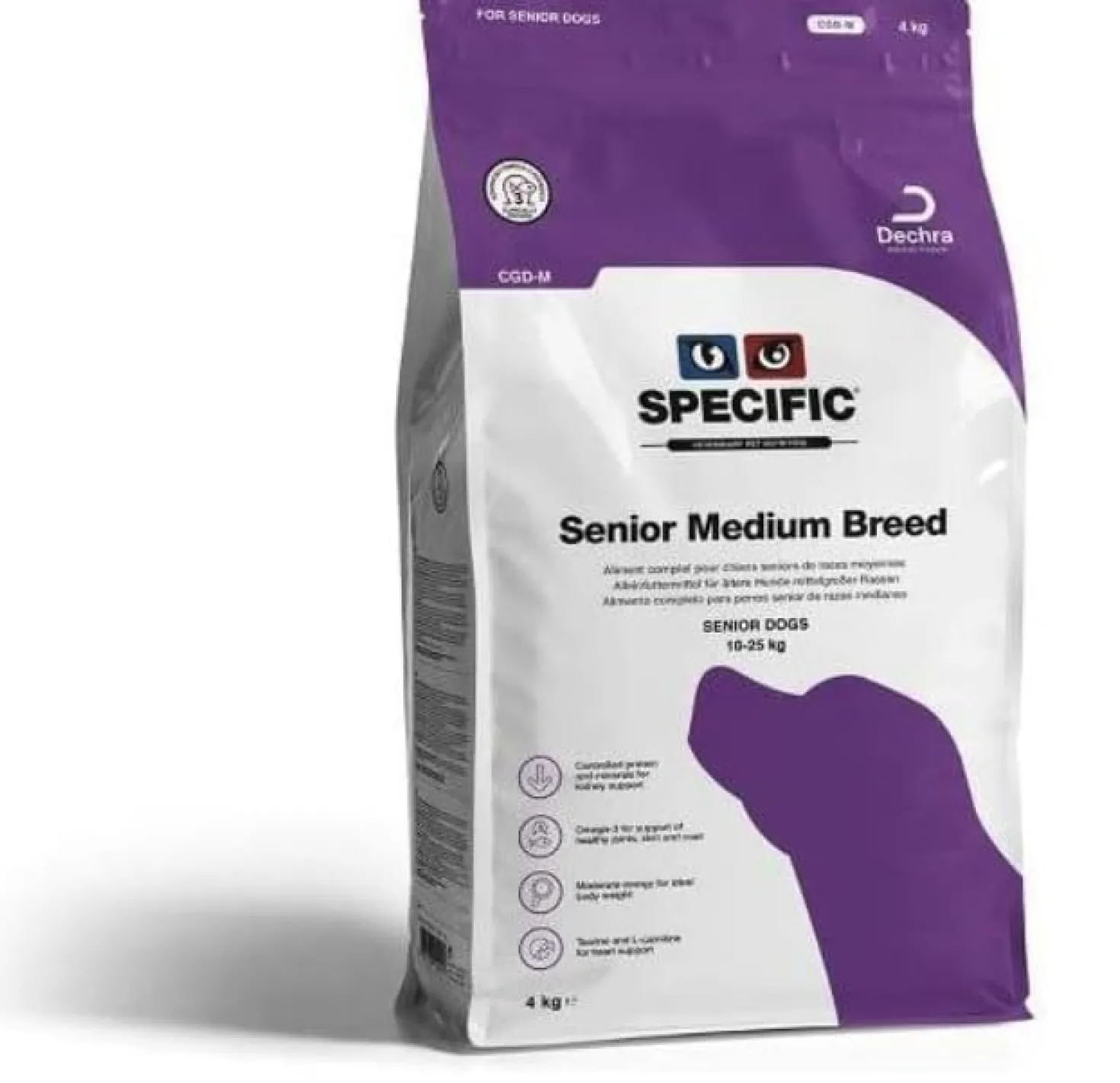 Specific chien Cgd-M senior Medium Breed