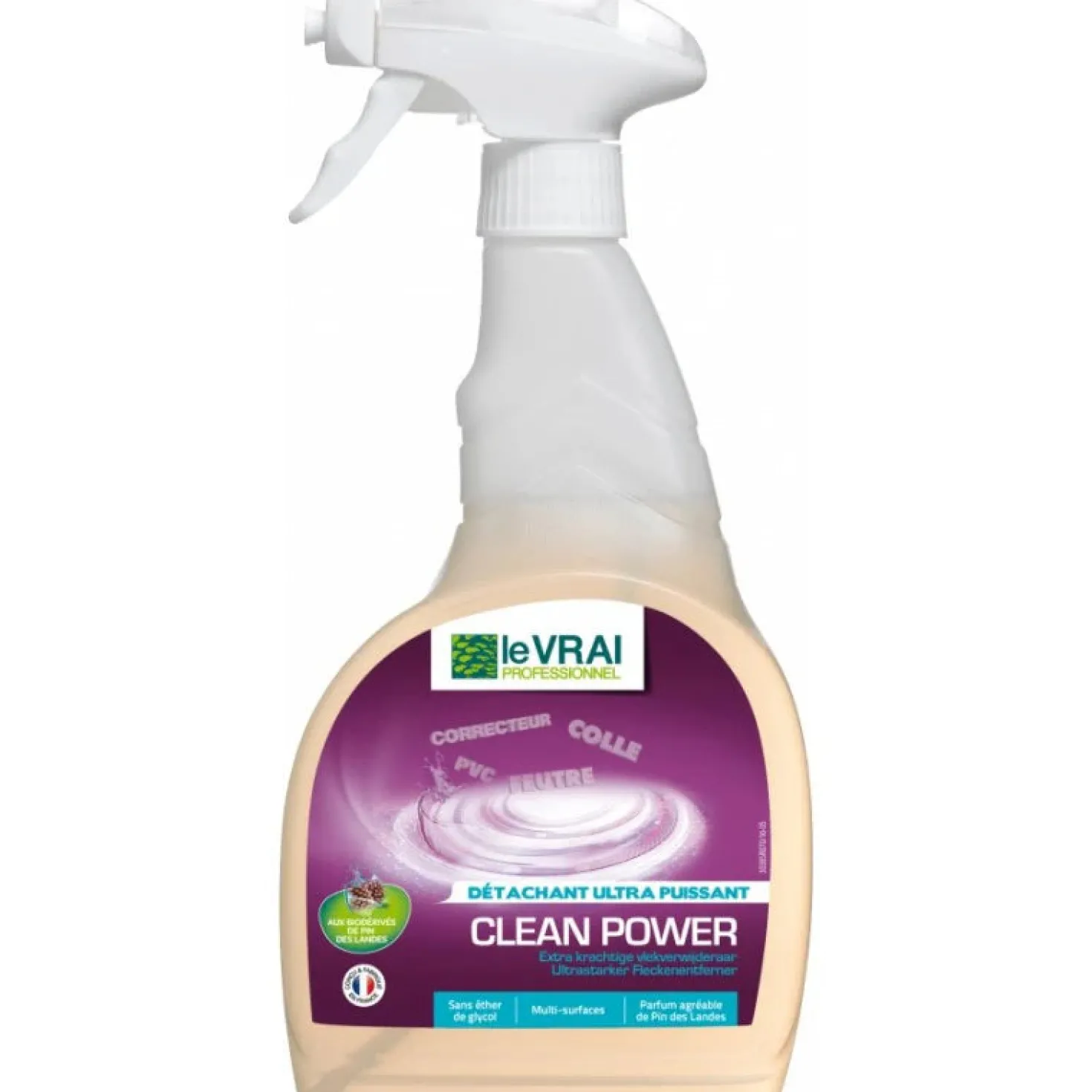 Spray détachant multi-surfaces Clean Power Le Vrai