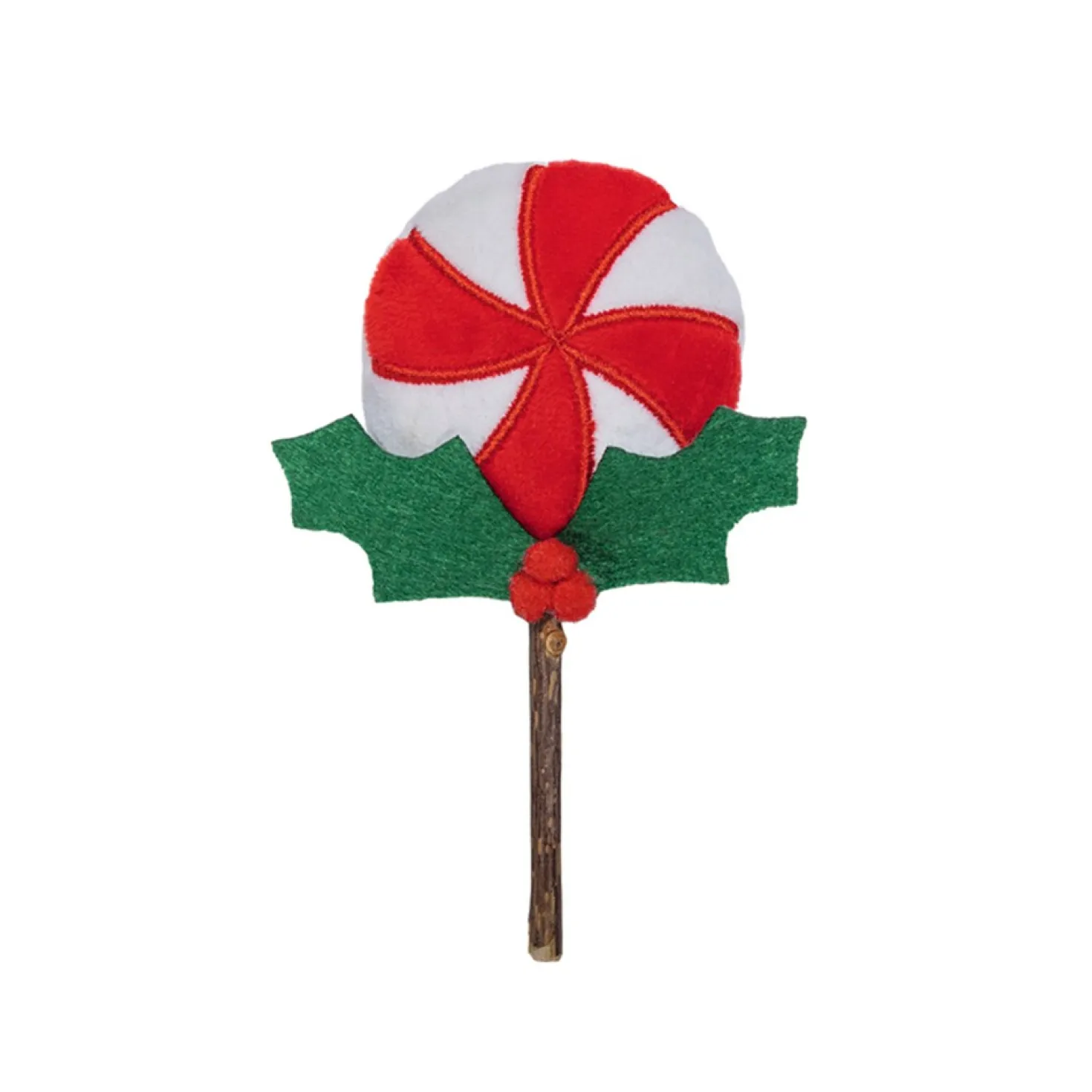 Sucette de Noël en matatabi chat