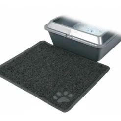 Tapis de protection litière chat