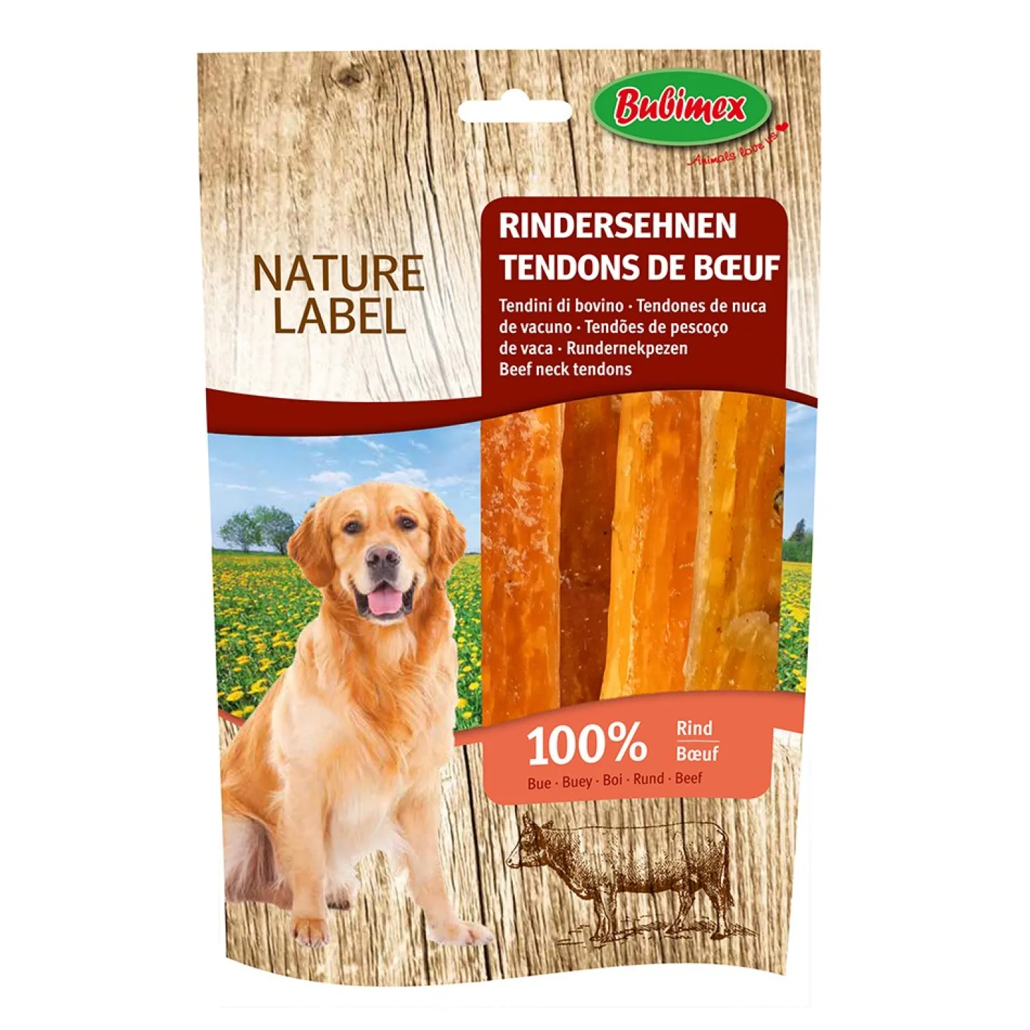 Tendons de bœuf friandises chien