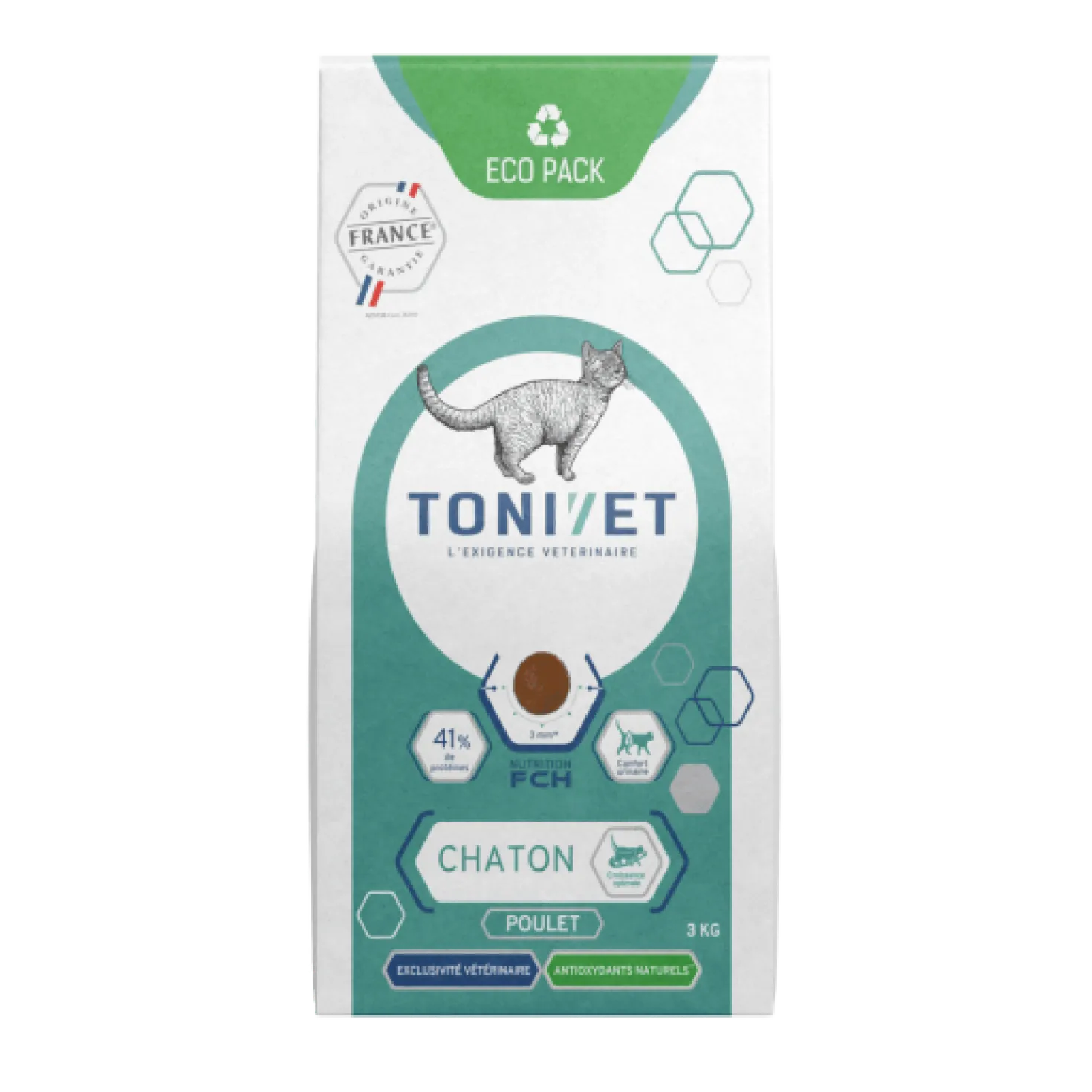 Tonivet Au Poulet Croquette Pour Chaton