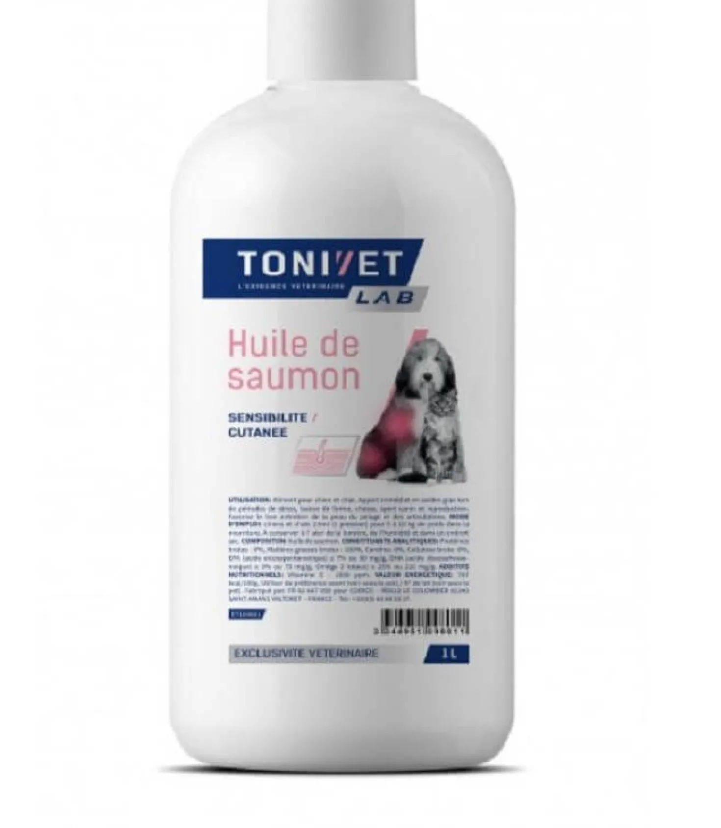 Tonivet huile de saumon - chien, chat