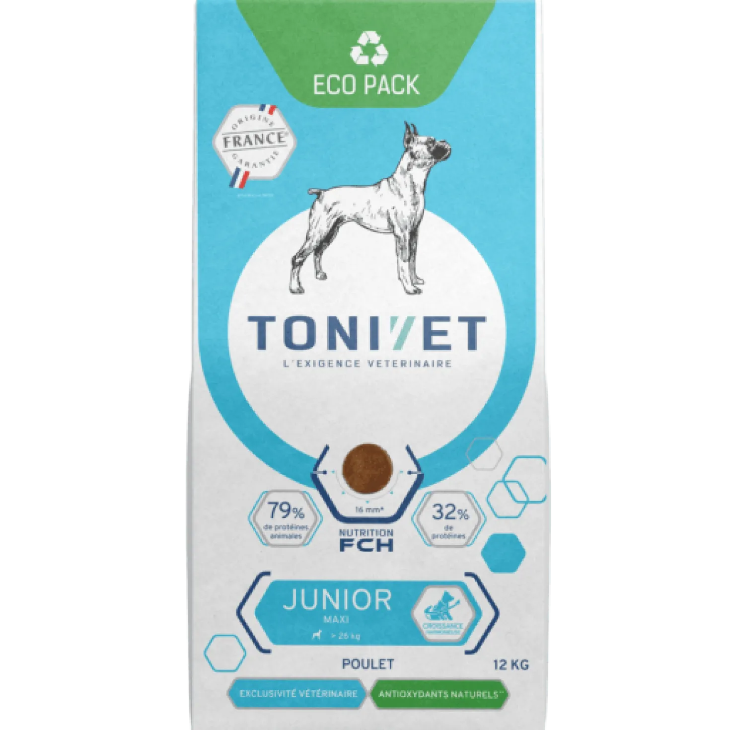 Tonivet Junior Maxi Croquette Pour Chiot