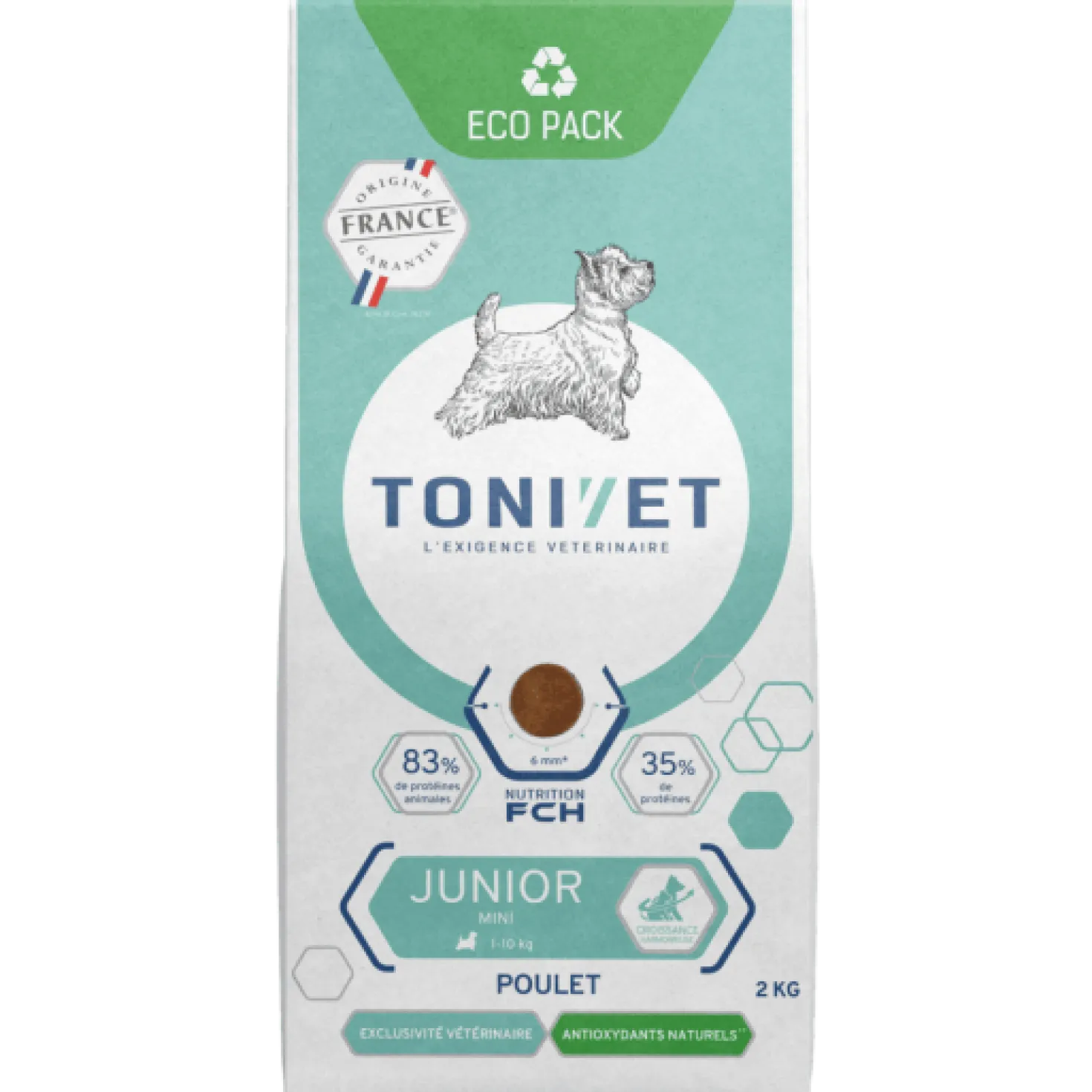 Tonivet Junior Mini Croquette Pour Chiot